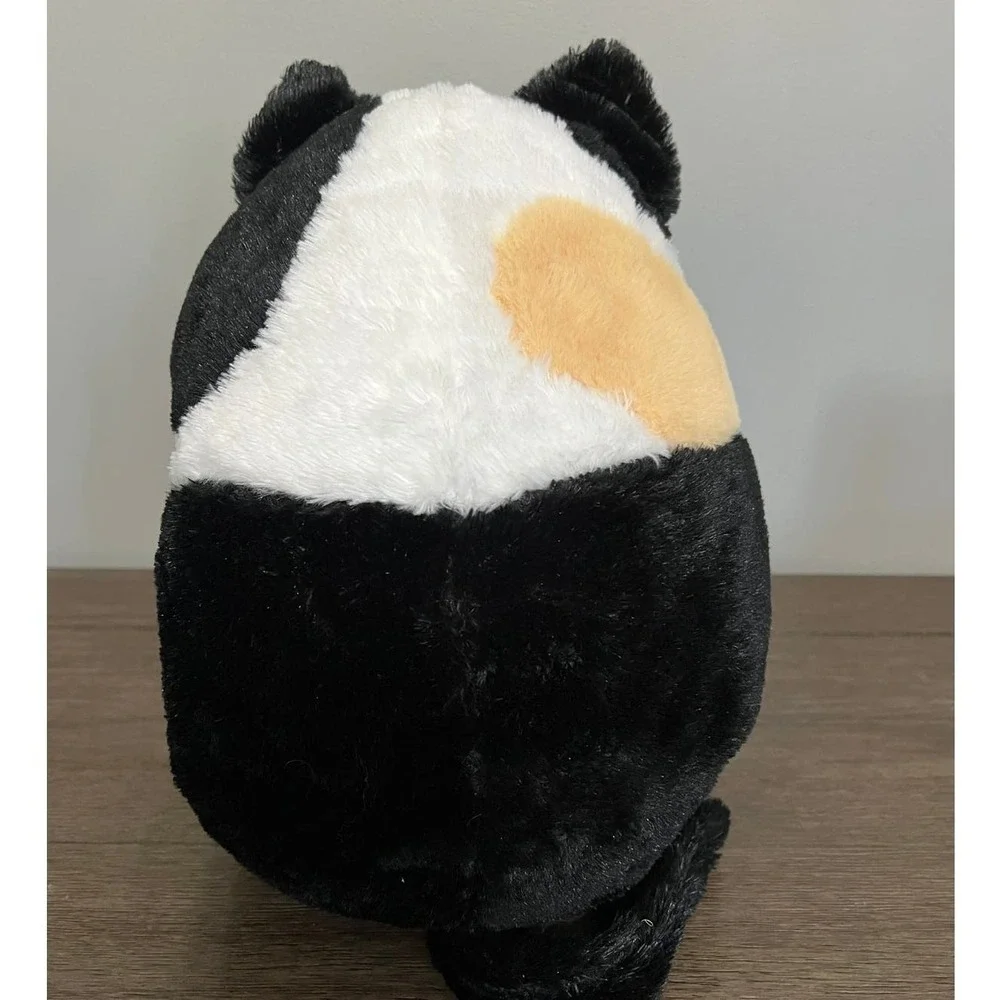 Nanco Belly Buddies Calico‎ Fat Cat Plush Stuffed Animal Toy